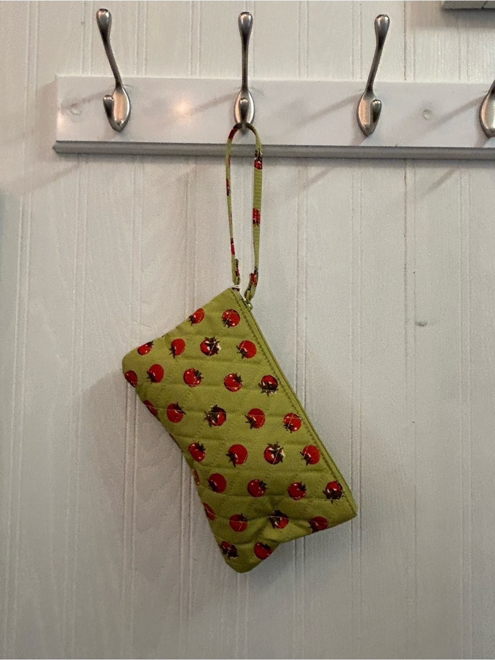 NWT Vera Bradley Tomato Zip Wristlet